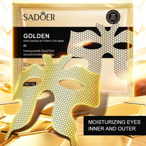 Gold Honeycomb Diamond Butterfly Eye Mask Hexapeptide Anti-wrinkle Eye Mask Hydration Moisturizing Improve Eye Muscles Tender SlipSkin Eye Mask