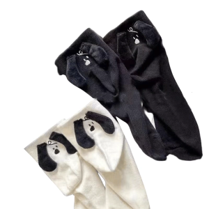 Dog Ears Crew Socks Cotton Boot Socks Cartoon 3D Doll Ankle Socks Funny Novelty Socks Fashion Crazy Socks for Adult Teen