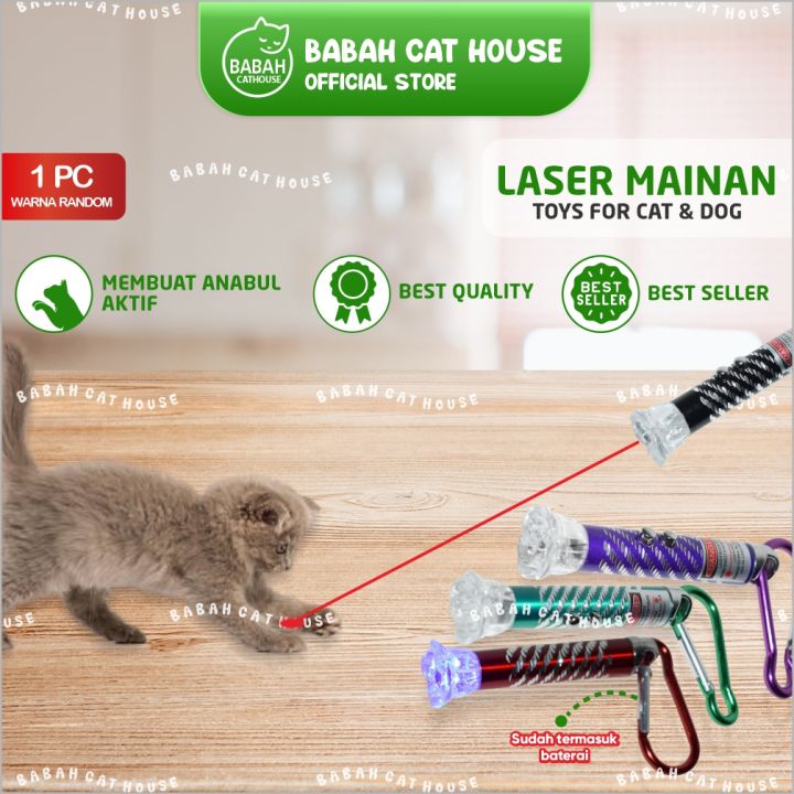 LASER Mainan Kucing Anjing Murah Scratcher Bergerak Berjalan Cat Toy Toys  Untuk Aksesoris Interaktif Lazada Indonesia