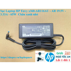 ️[Sạc zin] Sạc Laptop HP Envy x360-AR116AU - AR 19.5V - 3.33A - 65W  Chân xanh nhỏ