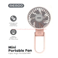 Memoo Mini Portable Fan Travel Pink White Kipas Angin Mini Model Lipat Model Simple Memo Foldable Handle. 
