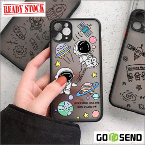 FOX Astronot Space Nasa Case Xiaomi Redmi 10 10A 10 Prime Note 10 Note 10S Note 10 Pro Poco X3 Pro NFC Poco X3 GT 5G Casing Dove Candy Hybrid Pelindung Kamera