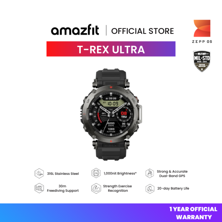 Fitness Tracker Amazfit T Rex Warranty Amazfit T-Rex Price In
