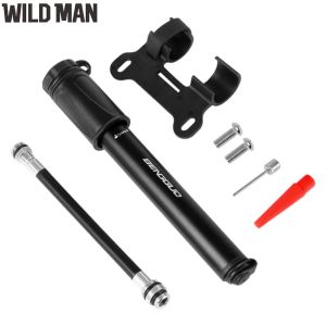 Portable Bike Pump with Hose Durable Manual Air Pump 120PSI Suitable for Cycling and Fitness Enthusiasts