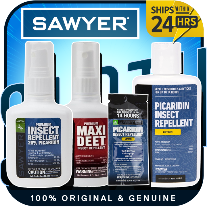 Sawyer Premium Insect Repellent 20 Picaridin Permethrin Spray