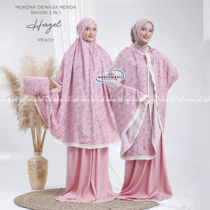 MUKENA DEWASA RENDA RAYON 2 IN 1 HAZEL / HANNAFIAH / CLAUDIA / ALEENA/ SABRINA