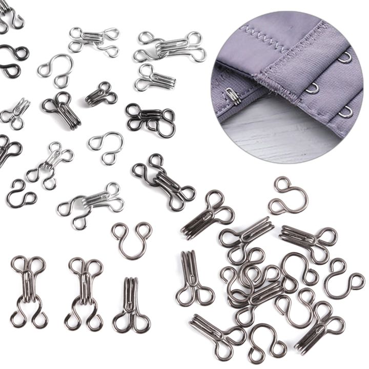 【COD】100pcs หัวเข็มขัดโลหะปุ่มปลอกคอที่มองไม่เห็น Bra ชุดชั้นในเย็บ