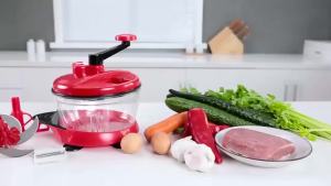 Manual Meat Grinder Household Hand Blender Dumpling Stuffing Minced Vegetable Meat Chopping Artifact Kitchen Supplies Cooking Machine
