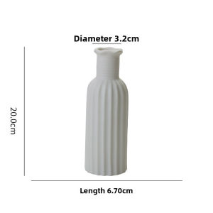 Home High-End Sense Plain Embryo Flower Vase Designable High-Value Indoor Decoration Ceramic Vase Art Ornament