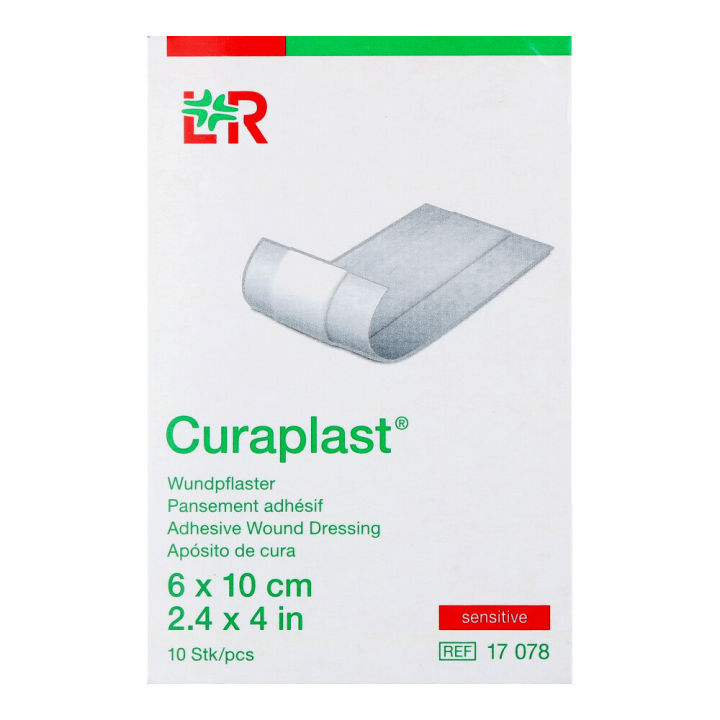 Lohmann & Rauscher Curaplast Sensitive Adhesive Wound Dressing, 10cm