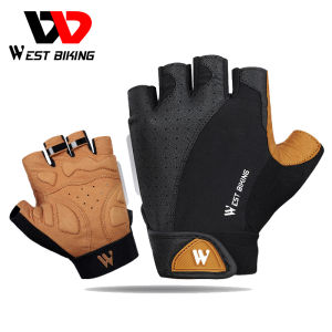 WEST BIKING Cycling Gloves Half Finger MTB Road Bike Gloves Men Women Outdoor Sports Running Fitness Gym Riding Motorcycle Bicycle Gloves