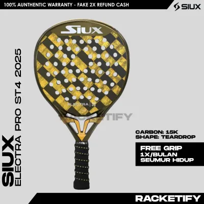 SIUX Electra Stupa PRO ST4 2025 by Franco Stupaczuk 100% Original / Racket Padel Siux Electra Stupa by Franco Stupaczuk 2025