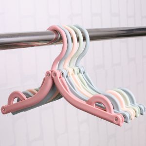 WB 1pc/6pcs/12pcs Foldable Hanger Clothes Space Saving Magic Folding Travel Hanger