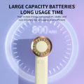 ZOLURA F60 Mini Portable Hand Fan USB Rechargeable Personal Battery Operated Small Pocket Fan For Travel Outdoor. 