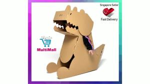 Dino Kid DIY Cardboard Playhouse Gifts DIY Craft For Kids Colour Toy House Playhouse Toy Playhouse Cardboard
