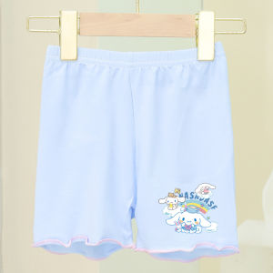 SHUNAICHI Anime Kuromi Cinnamoroll Childrens Shorts Safety Trousers Summer Kawaii Sanrios Cartoon Princess Loose Shorts Modal Leggings