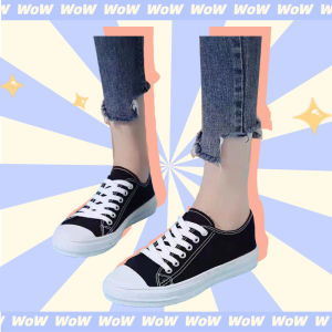 QLshop รองเท้าผ้าใบสีสวย ใส่แล้วสวยสีสันดูดีโดดเด่นไม่ซ้ําใคร หรือสายเท่ห์ ไม่ควรพลาด พื้นนิ่ม ทรงสวย นี่ไม่ได้อวย