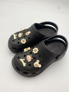 Crocs Charms Resin Bear Biscuit DIY Detachable Shoe Buckle Set Clogs Decoration for Crocs