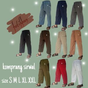 Celana Komprang Sirwal Pangsi Santri Celana Santai