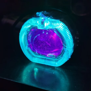 12Volt & 24Volt Lampu Utama Proji Biled Cahaya Laser Cut Off 2.5inch D3 Hi Low 30Watt Plus Shroud Devil Car