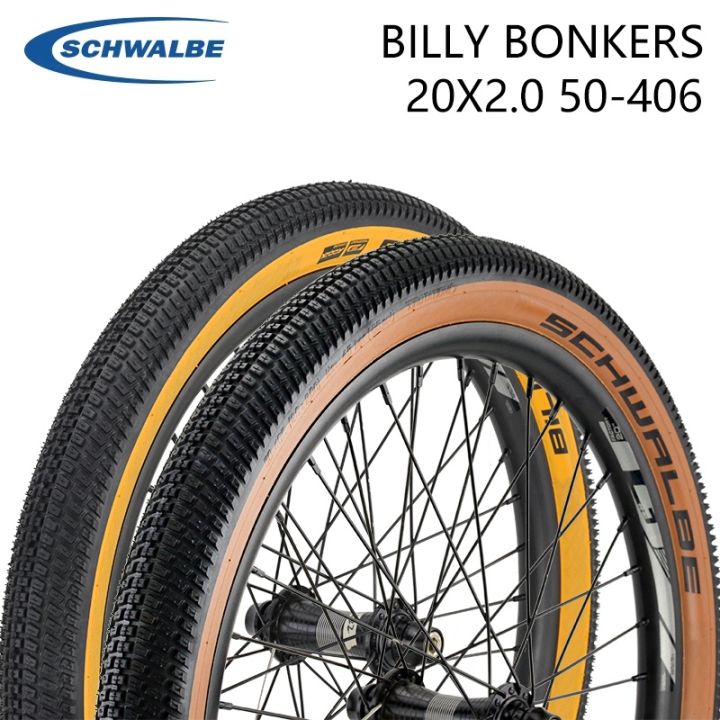Schwalbe BILLY BONKERS Lốp 20X2.0 50-406 Dành Cho Bơm Nhảy Đất Lốp