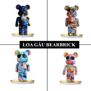 Loa bluetooth mini LS-02 mạnh cao cấp nghe nhạc Chất liệu nhựa ABS có thể chống va đập - Loa hình gấu sơn đa sắc vừa nghe nhạc vừa decor trang trí đẹp