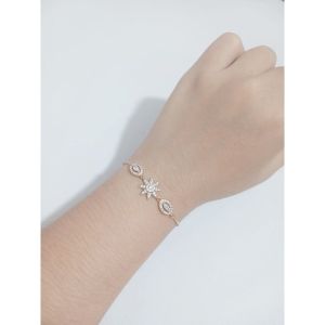 Gelang Zoya 01 Serut BP008G Material : Alloy Lapis Mas 18KPermata : ZirconiaPremium Quality & Tahan Lama
