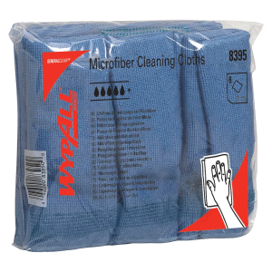 WYPALL General Clean Microfibre Cleaning Cloths - Blue 8395 - (1 Bag)