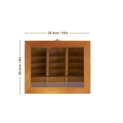 LUMINOU Bookshelf Decor Anxiety Bookshelf Handmade Home Desktop Decoration Miniature Wooden Bookshelf Creative Fidget Toys Figurine Statue