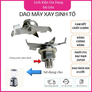 Dao xay sinh tố công nghiệp Gali 1520 bằng inox 304 4 lưỡi sắc bén hàng chính hãng thay thế yên tâm