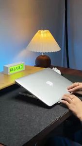Upgraded Aluminum Laptop Stand Adjustable Height for Efficient Cooling Heavy Duty Stable Support