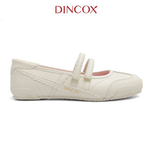 New Arrivals | Giày Búp Bê Nữ Quai Dán Mary Jane DINCOX DC49 Ballerina Vanila Cream Êm Chân Phối Màu Dễ Thương