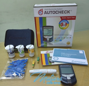 Autocheck GCU 3 in 1 Alat Autochek 3in 1 Cek Gula Darah Asam Urat dan Kolestrol