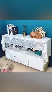 Lace Tassel Table Runner Simple Non-slip Dining Table Counter Cover Daily Decorative Tablecloth