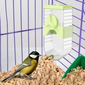 DOUCAI 350ml Bird Water Dispenser Secure Mounting Automatic Parrot Drinking Kettle Efficient Detachable Hanging Water Feeder Cage Accs
