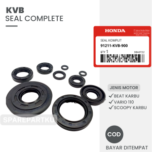 KVB SEAL COMPLETE HONDA BEAT KARBU VARIO 110 SCOOPY KARBU/ SIL KOMPLIT/ SEAL GEAR/ SIL GIR/ SEL/ /