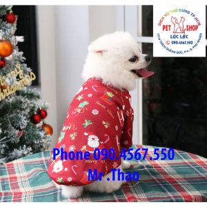 Quần Áo Giáng Sinh Chó Mèo - Áo Quần Noel cho Thú Cưng có Size 4XL cho Thú Cưng Lớn