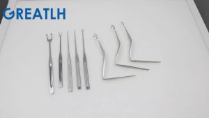 GREATLH Surgical Pull Hook Retractors Nasal Bone Pull Hook Nose Hook Plastic Rhinoplasty Instrument