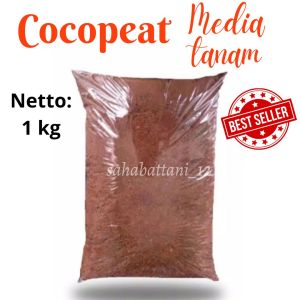Cocopeat media tanam 1kg / cocopeat halus perkebunan melon