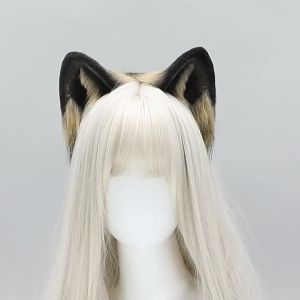 Cute Squirrel Ears Headband Handmade Fur Fox Wolf Ears Squirrel Costume Hair Party Accessory for s