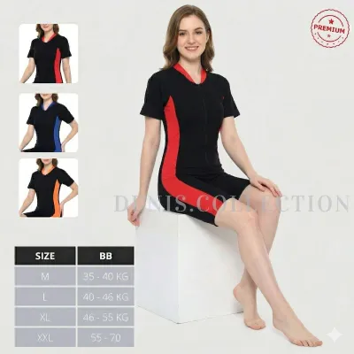 Denis swimwear Baju Renang Dewasa Baju renang pria dan wanita dewasa baju renag deping laki laki dan perempuan