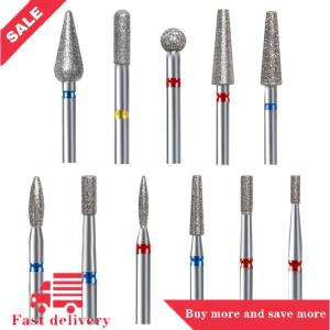 [COD] Kim Cương Móng Tay Khoan Bits lớp biểu bì làm sạch móng chân móng tay Remover Công cụ