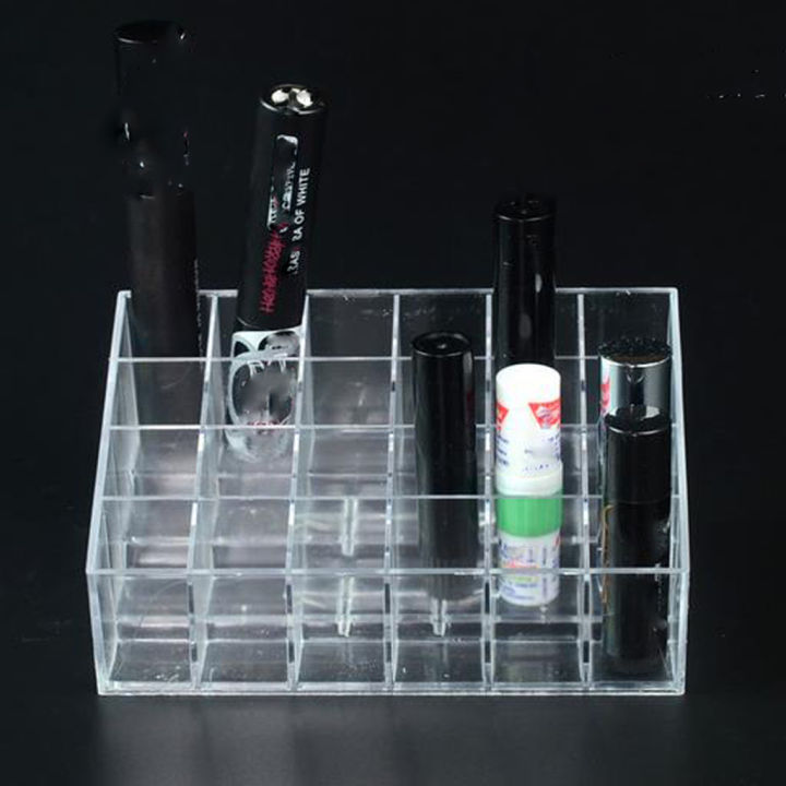 Kesoto Layered Acrylic 24 Lipstick Organizer Display Stand - Essential ...