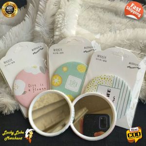 Kaca Cermin Bulat Karakter Make Up Mini Travel Pack Pocket SIze Makeup Mirror