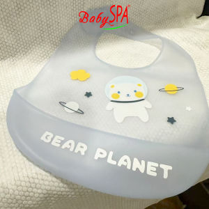 ♥♥♥ 𝐒𝐆 𝐒𝐞𝐥𝐥𝐞𝐫 BabySPA Baby Bib – Easy Clean Silicone