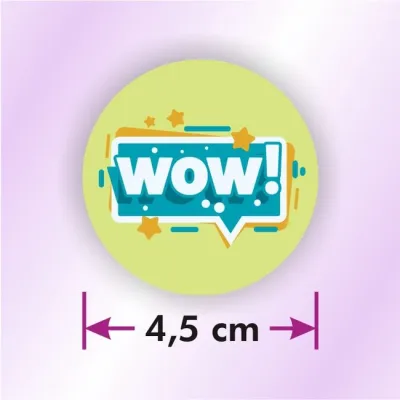 Stiker Label Reward Quote Sticker Kalimat Penghargaan Diameter 45 cm (12 Stiker/ Lembar)