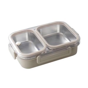 Odor-Proof Bento Box Stainless Steel Airtight Fresh Seal Portable Lunch Container