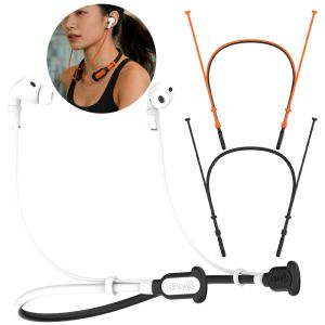 RBRY Anti Lost Wireless Earphone Hanging Rope Stable Silicone Earphone Neck Strap Soft Durable Earbuds Cord Holder String for AirPods 4 3 2 1 Pro1/2/3 Earphone Accessories