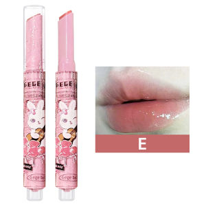 cadia🔥 Memudarkan Garis Bibir Padat Bibir Madu Cermin Permukaan Air Gloss Lipstik Pelembab