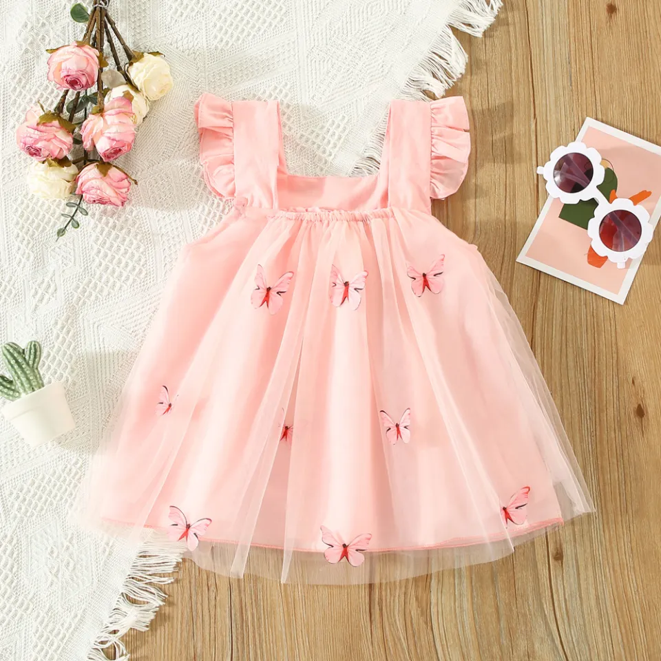 white dress with black flowers adorned with oversized white Exclusive Mother of the Bride Dresses First Communion Dress Color:Off-White